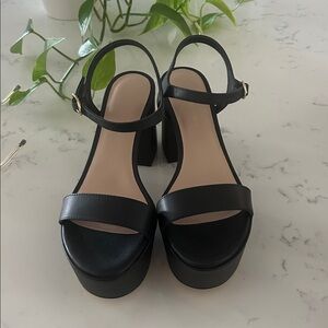 Black Platform Sandals